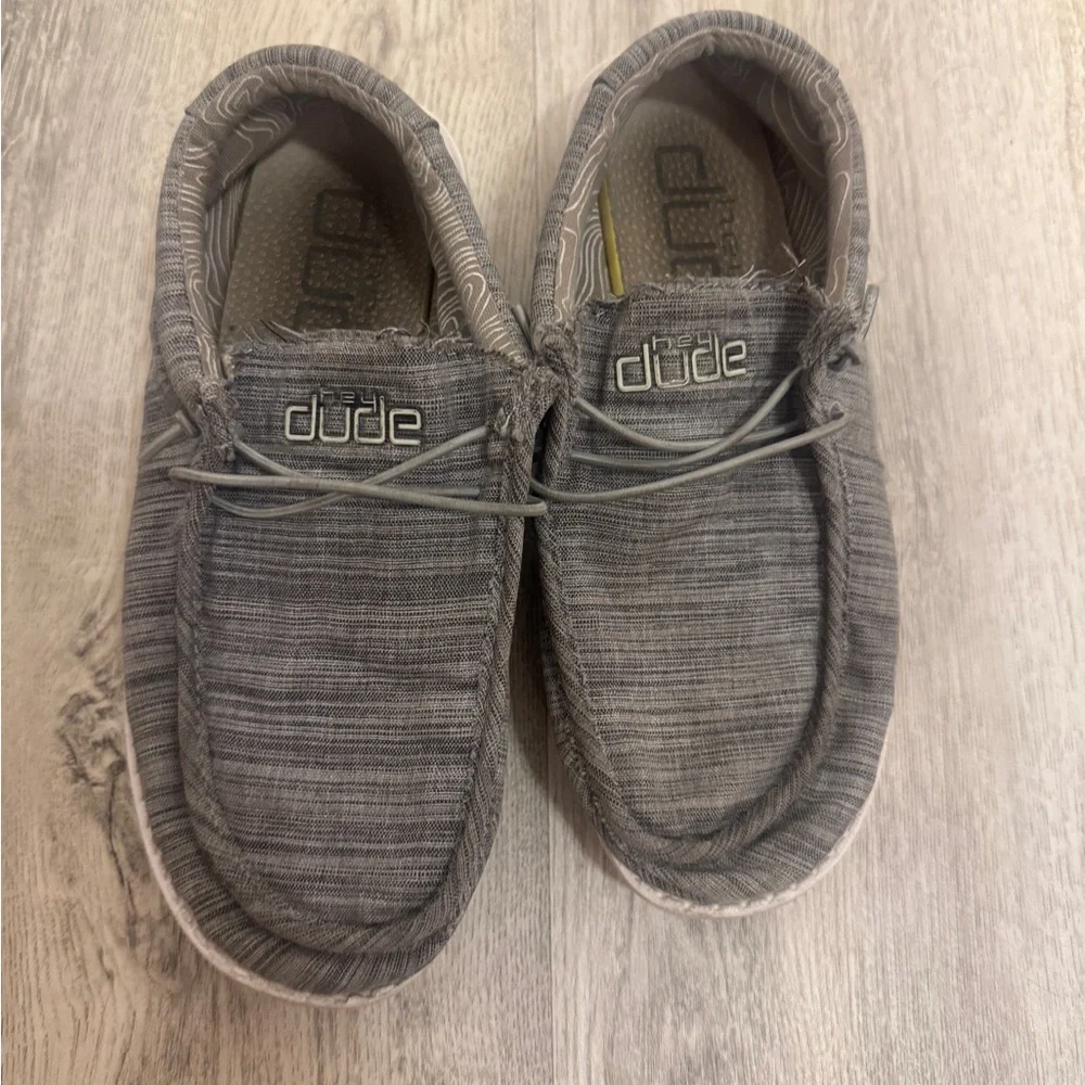 Hey Dude Kids Gray Slip-On Sneakers